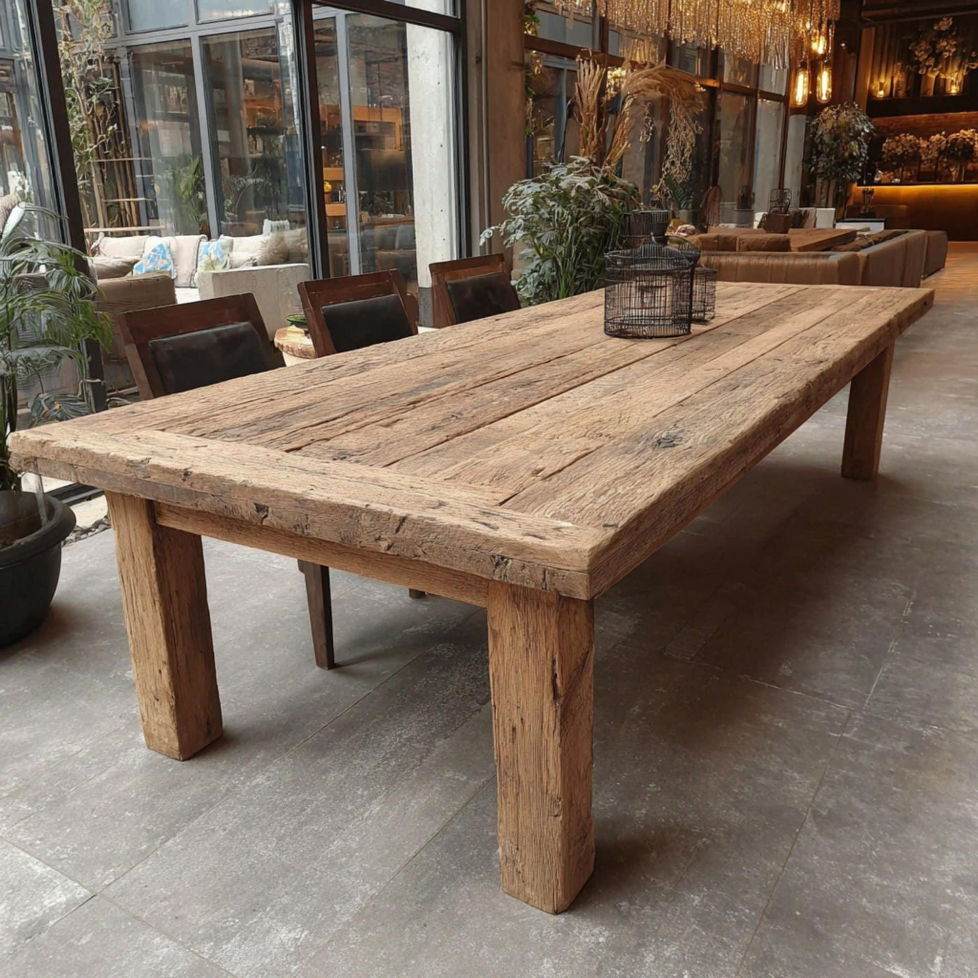 Handmade Wooden Table β Rustic Solid Walnut Dining Table β Farmhouse Wooden Kitchen Table - Rustic Farmhouse Wooden Table
