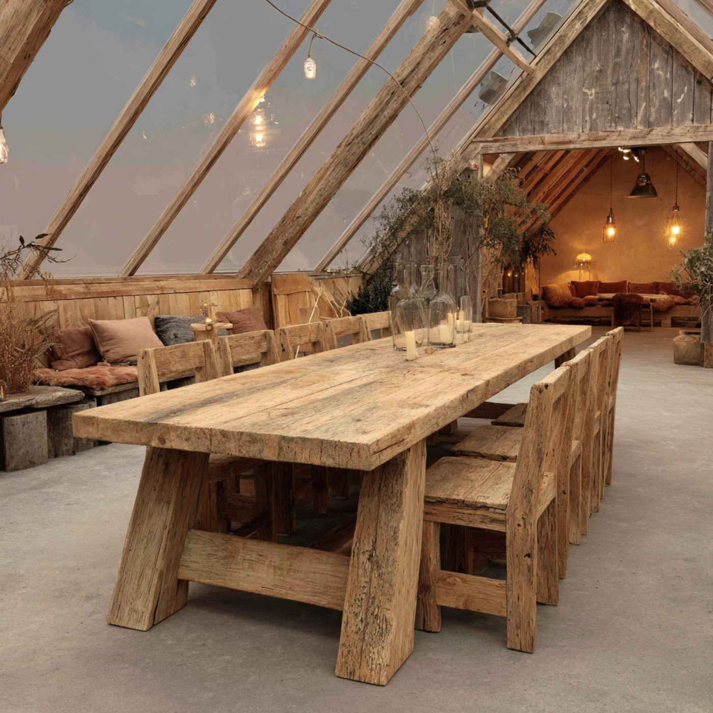 Handmade Live Edge Wood Dining Table, Rustic Farmhouse Style