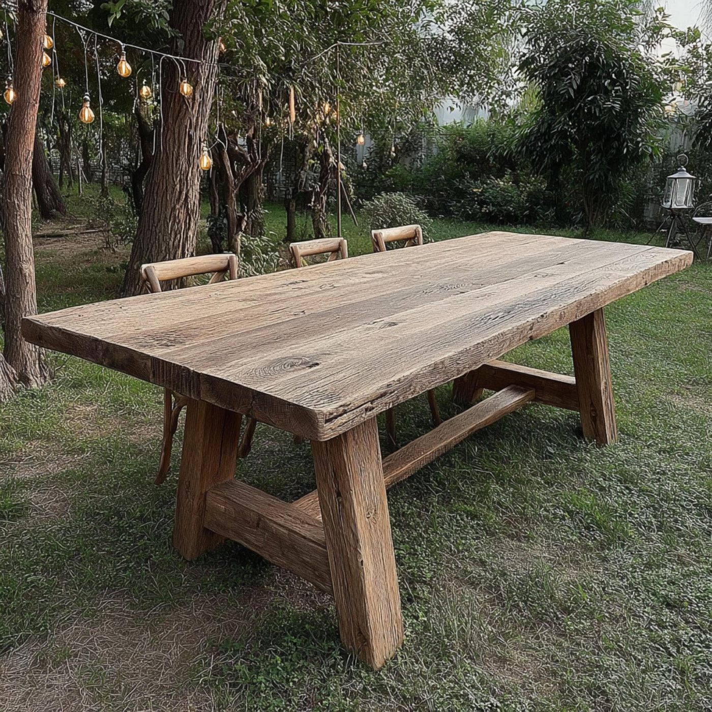 Handmade Live Edge Walnut Dining Table – Rustic Farmhouse Wood