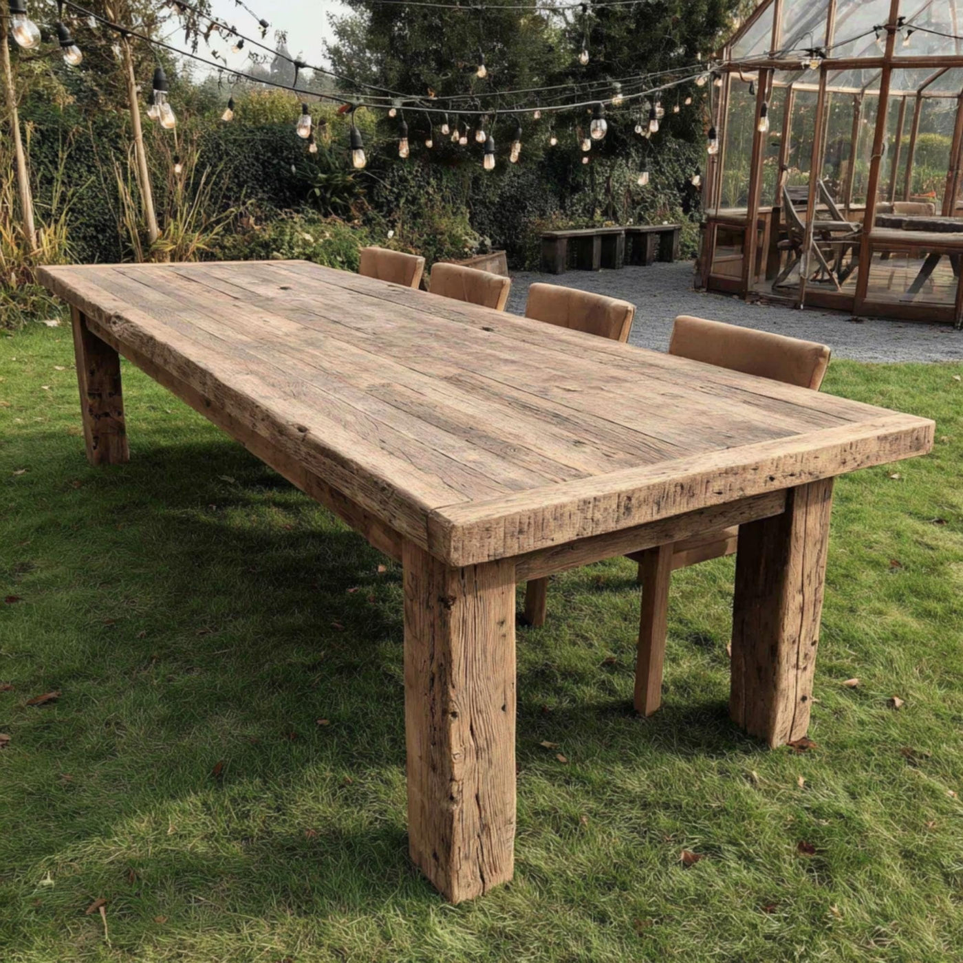 Handmade Live Edge Walnut Dining Table – Rustic Farmhouse Wood