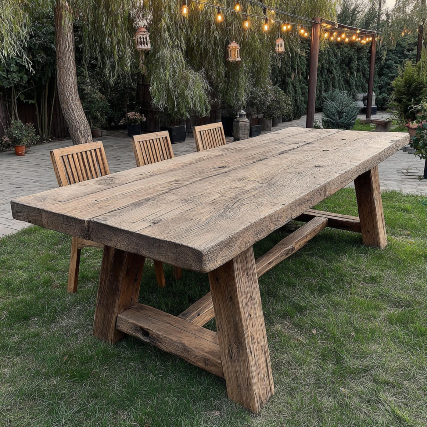 Handmade Live Edge Walnut Dining Table – Rustic Farmhouse Wood