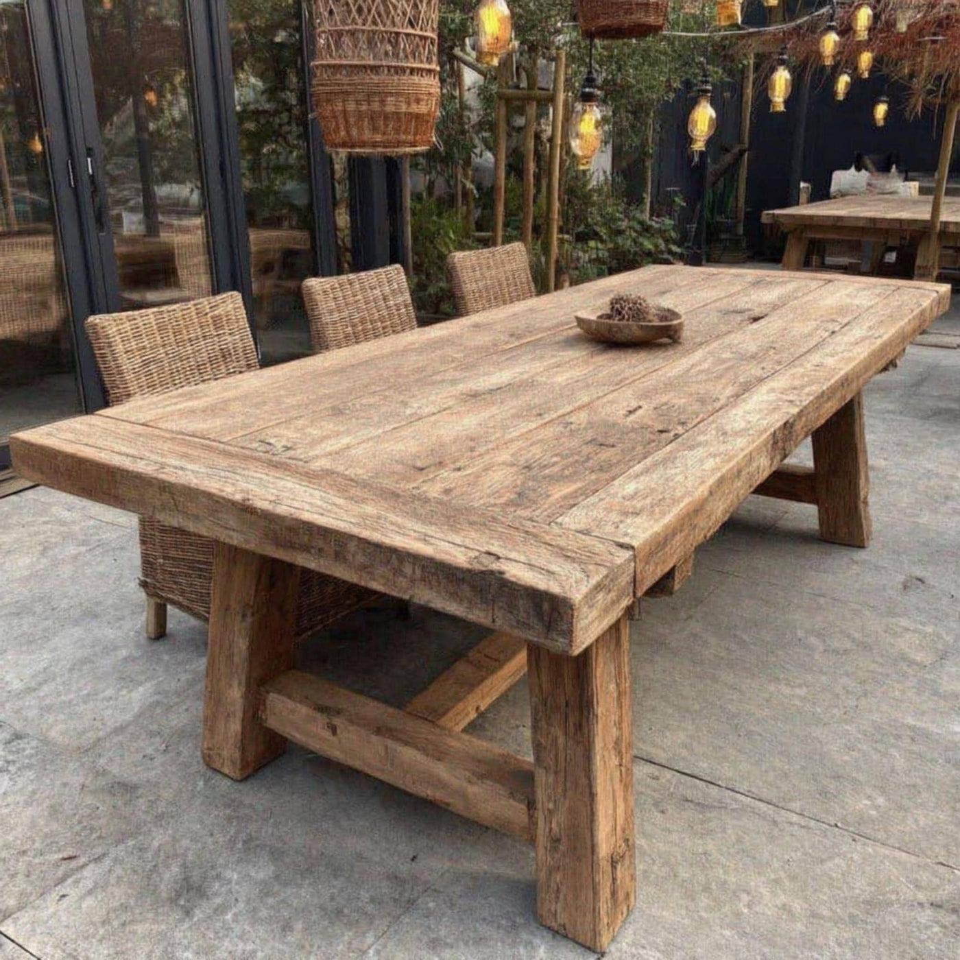 Handmade Live Edge Walnut Dining Table – Rustic Farmhouse Wood